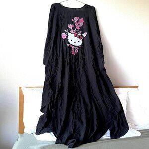 Dolls Kill X Hello Kitty Cherry Blossom Kimono Robe Women's XL